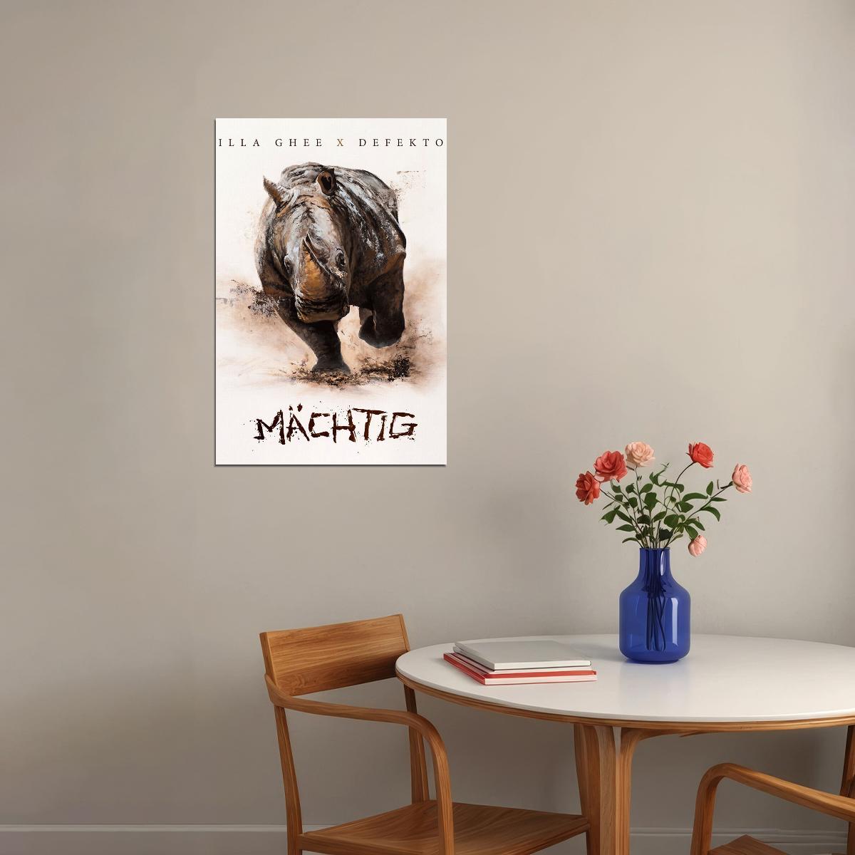 Illa Ghee And Defekto Machtig Rap Music Poster Wall Art Print Home Wall Decor - xonomax