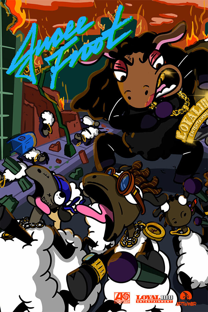 Jucee Froot Black Sheep Rap Music Poster Wall Art Print Home Wall Decor - xonomax