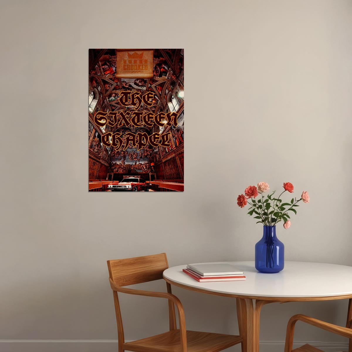 Kxng Crooked The Sixteen Chapel Rap Music Poster Wall Art Print Home Wall Decor - xonomax
