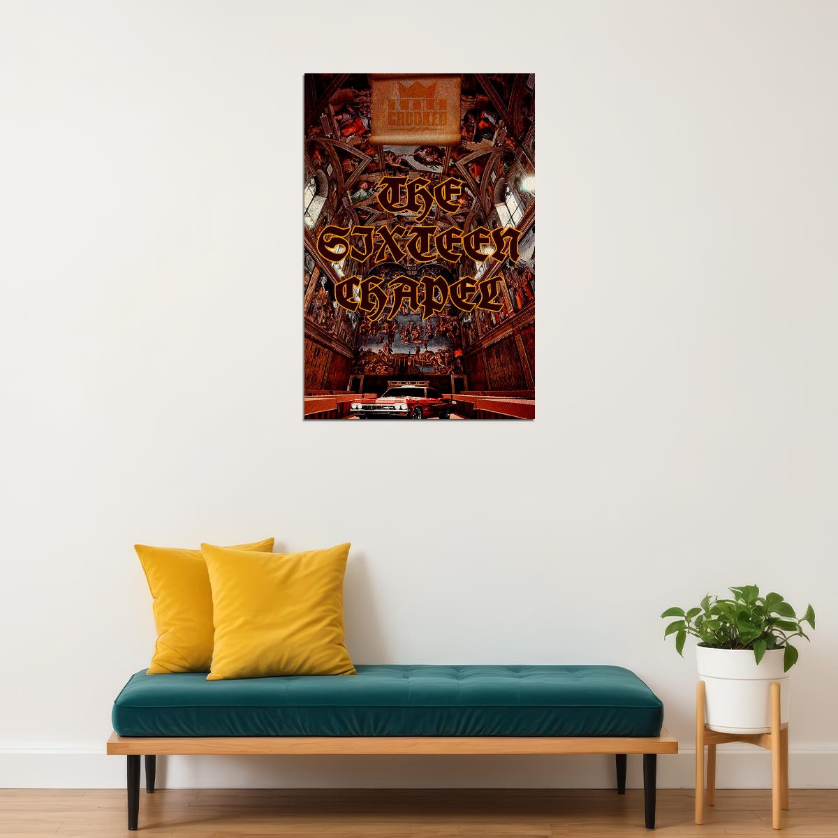 Kxng Crooked The Sixteen Chapel Rap Music Poster Wall Art Print Home Wall Decor - xonomax
