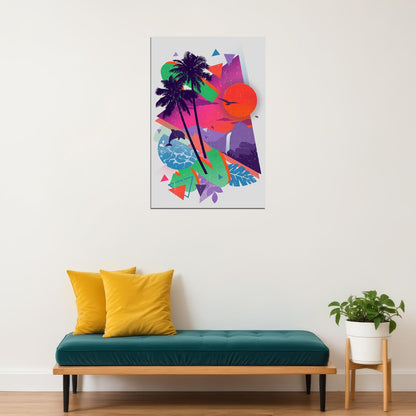 Hot Visit Miami Minimalist Travel Picture Poster Wall Art Print Home Wall Decor - xonomax
