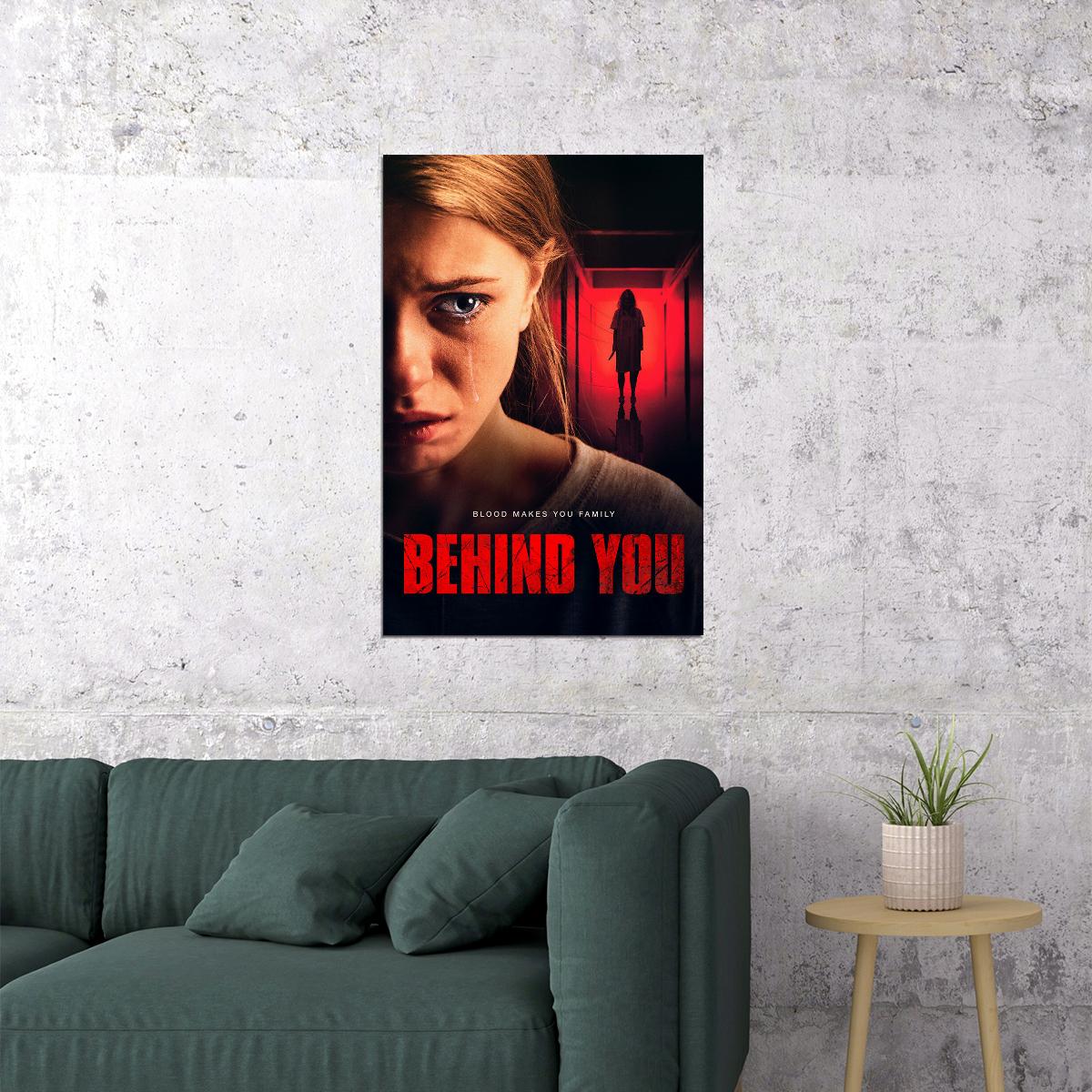 Behind You 2020 Movie Horror Mirror Poster Wall Art Print Home Wall Decor - xonomax