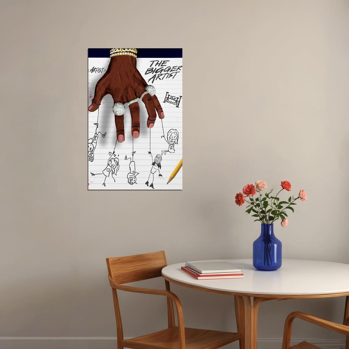 A Boogie Wit Da Hoodie The Bigger Artist Rap Album Singer Poster Wall Art Print Home Wall Decor - xonomax