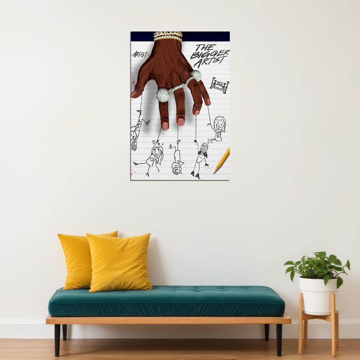 A Boogie Wit Da Hoodie The Bigger Artist Rap Album Singer Poster Wall Art Print Home Wall Decor - xonomax