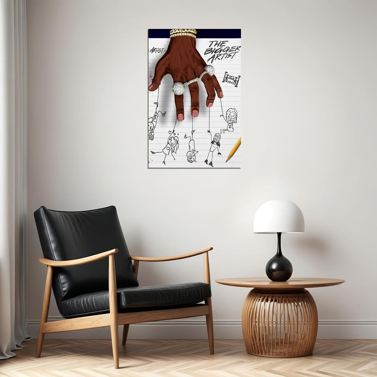 A Boogie Wit Da Hoodie The Bigger Artist Rap Album Singer Poster Wall Art Print Home Wall Decor - xonomax