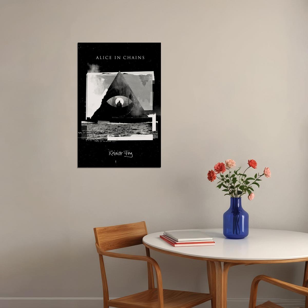 Alice In Chains Rainier Fog 2020 Rap Album Singer Poster Wall Art Print Home Wall Decor - xonomax