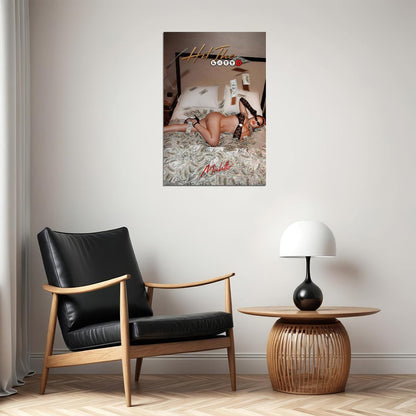 Mulatto Hit The Latto 2020 Rap Album Singer Poster Wall Art Print Home Wall Decor - xonomax