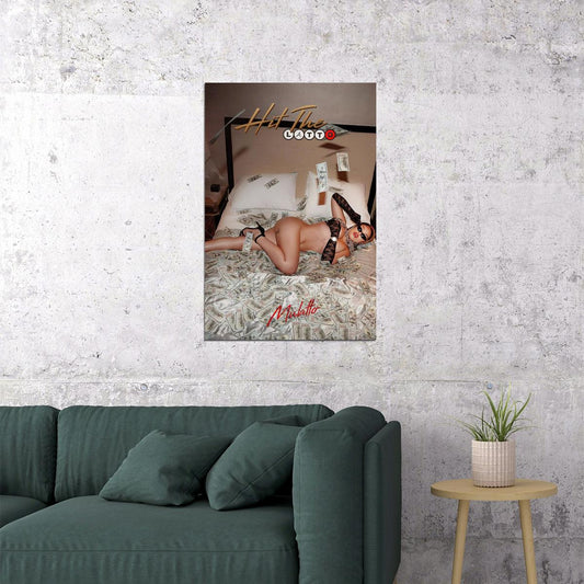 Mulatto Hit The Latto 2020 Rap Album Singer Poster Wall Art Print Home Wall Decor - xonomax