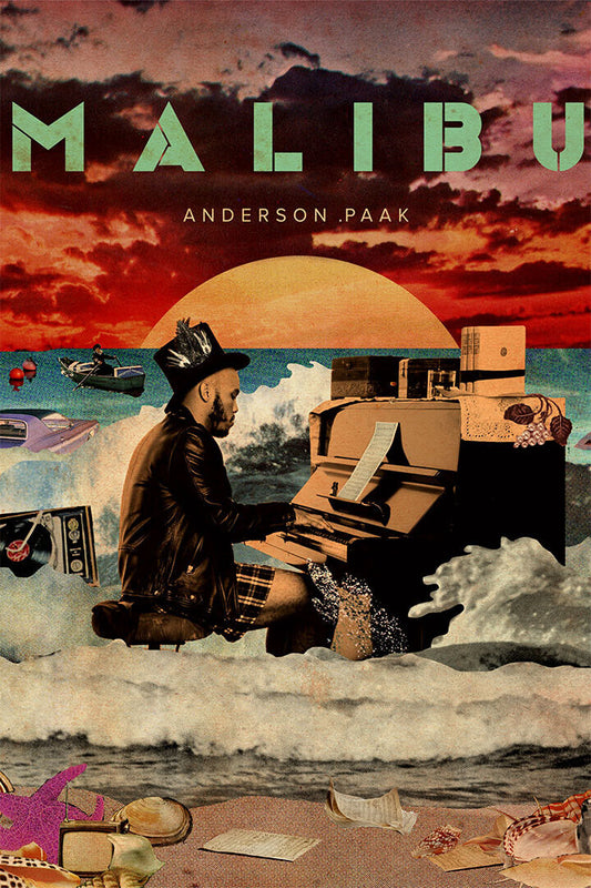 Anderson Paak Malibu 2020 Rap Album Singer Poster Wall Art Print Home Wall Decor - xonomax