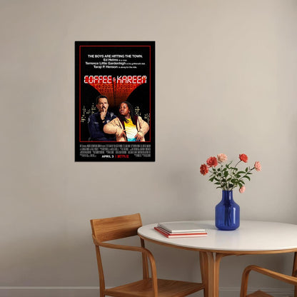 Coffee And Kareem 2020 Movie Action Comedy Poster Wall Art Print Home Wall Decor - xonomax