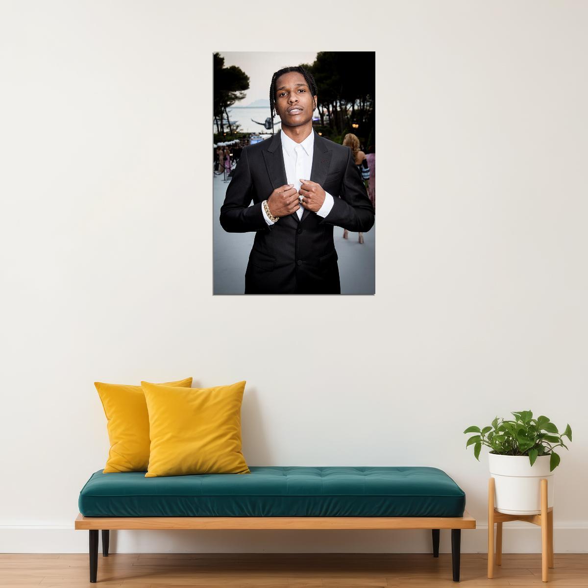 Hot Asap Rocky Rap Music Singer Picture Poster Wall Art Print Home Wall Decor - xonomax