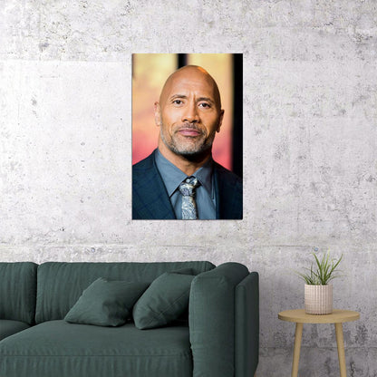 Hot The Rock Dwayne Johnson Football Player Poster Wall Art Print Home Wall Decor - xonomax