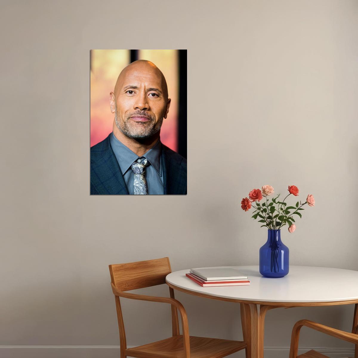 Hot The Rock Dwayne Johnson Football Player Poster Wall Art Print Home Wall Decor - xonomax