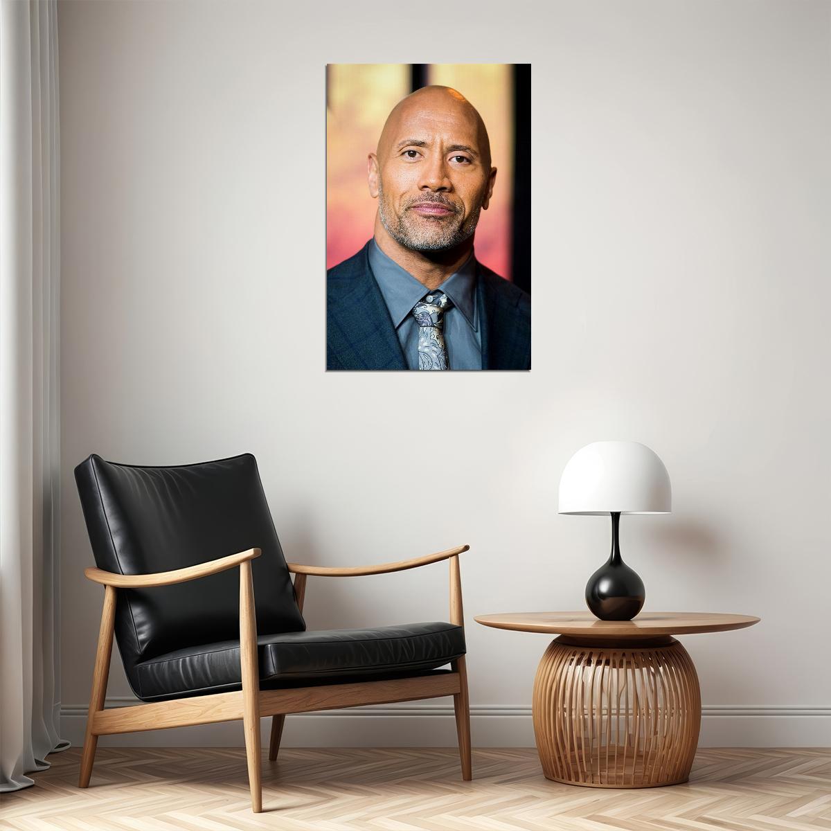 Hot The Rock Dwayne Johnson Football Player Poster Wall Art Print Home Wall Decor - xonomax