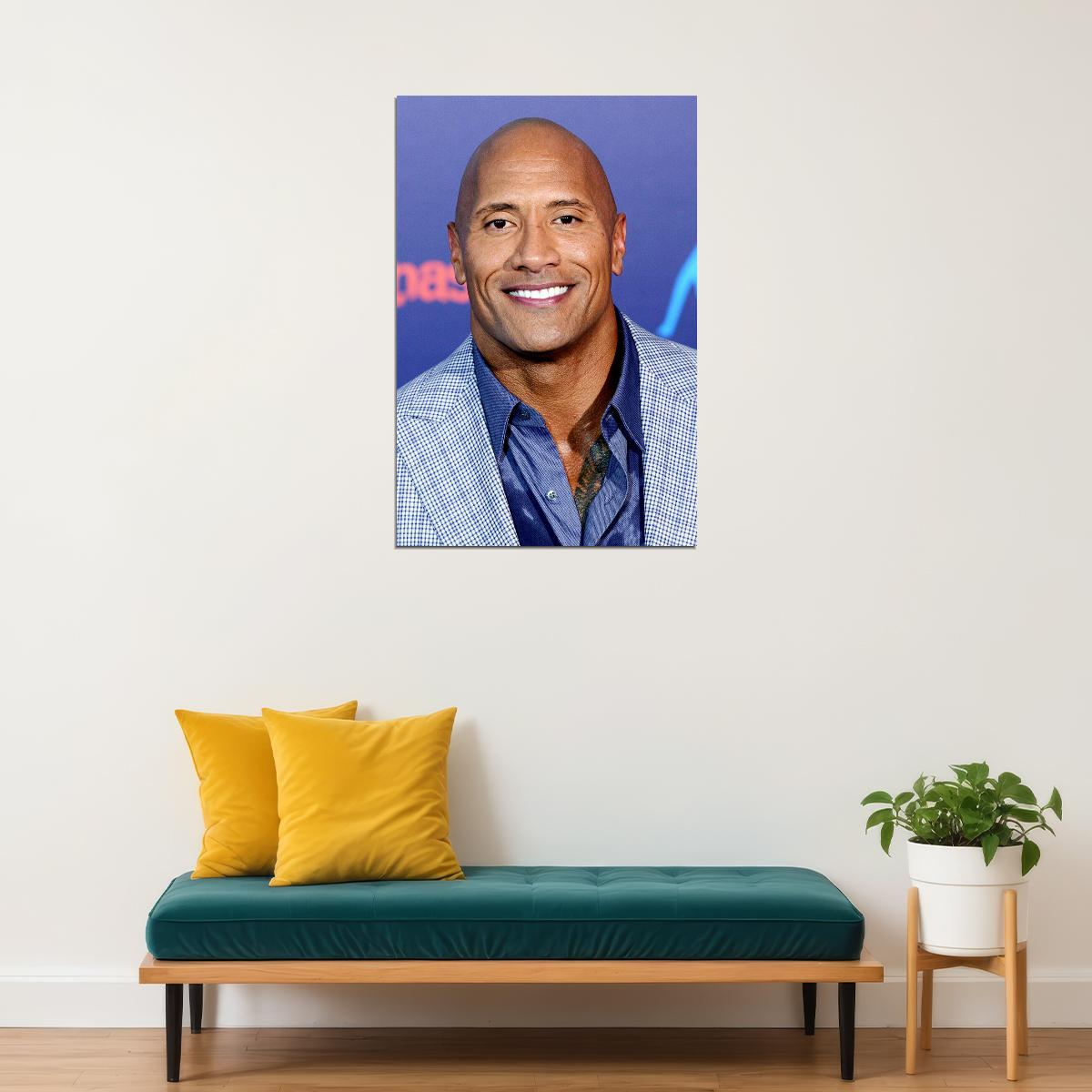 Hot The Rock Dwayne Johnson Artist Poster Wall Art Print Home Wall Decor - xonomax