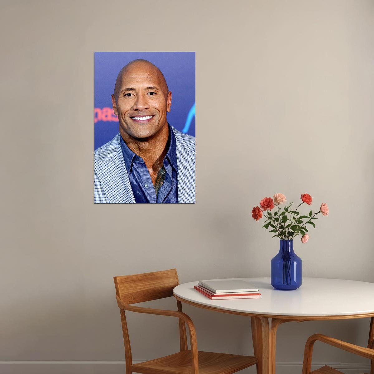 Hot The Rock Dwayne Johnson Artist Poster Wall Art Print Home Wall Decor - xonomax