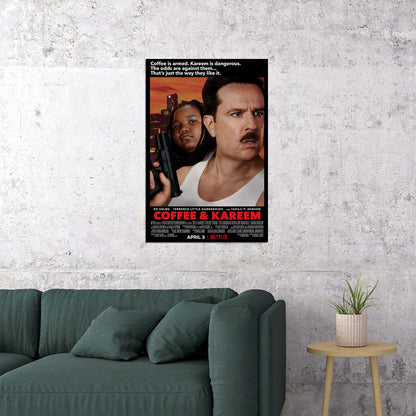 Coffee And Kareem Movie Comedy Crime 2020 Poster Wall Art Print Home Wall Decor - xonomax