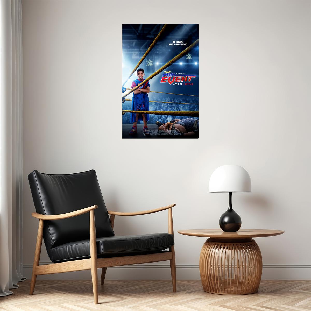The Main Event Movie 2020 Tv Show Action Comedy Poster Wall Art Print Home Wall Decor - xonomax
