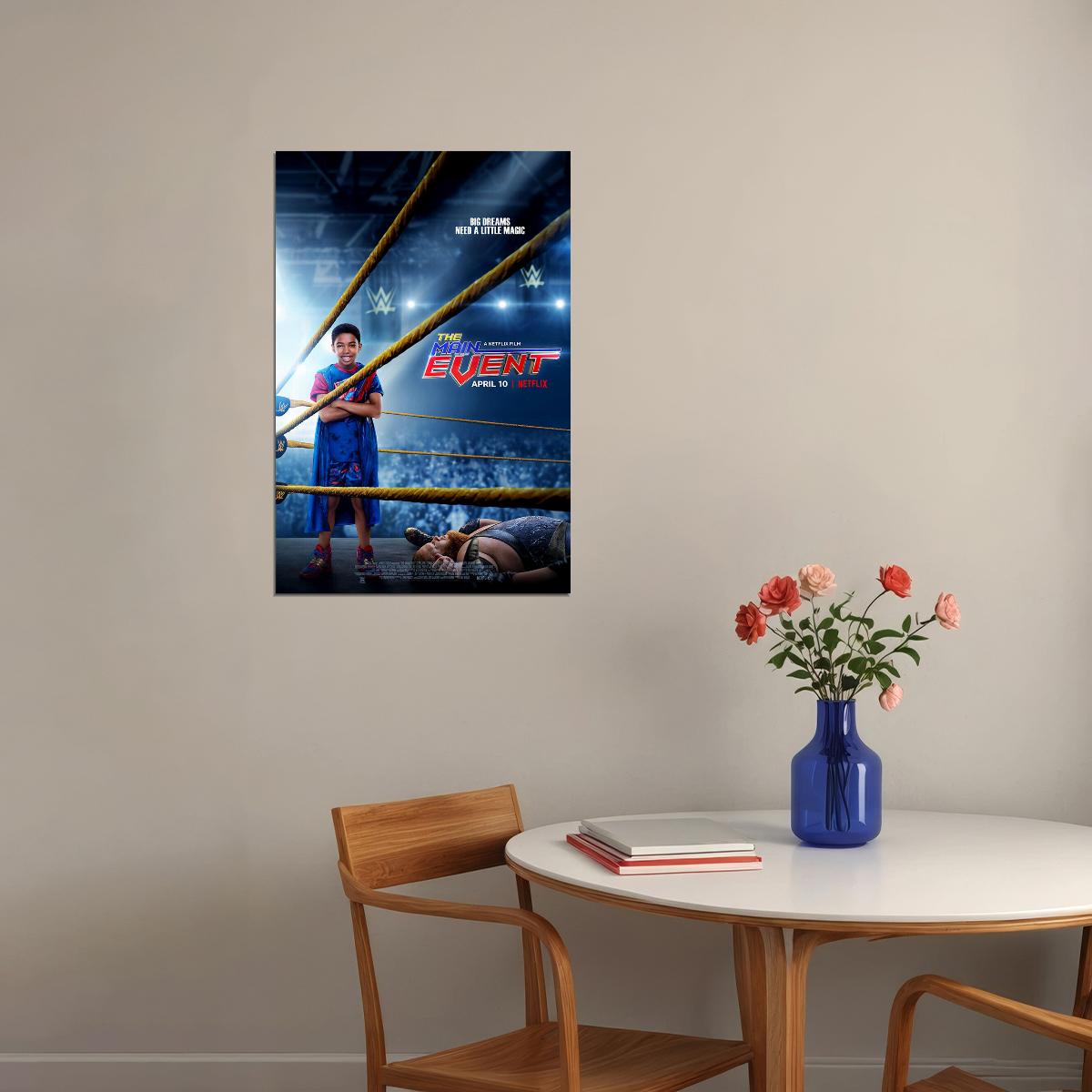The Main Event Movie 2020 Tv Show Action Comedy Poster Wall Art Print Home Wall Decor - xonomax