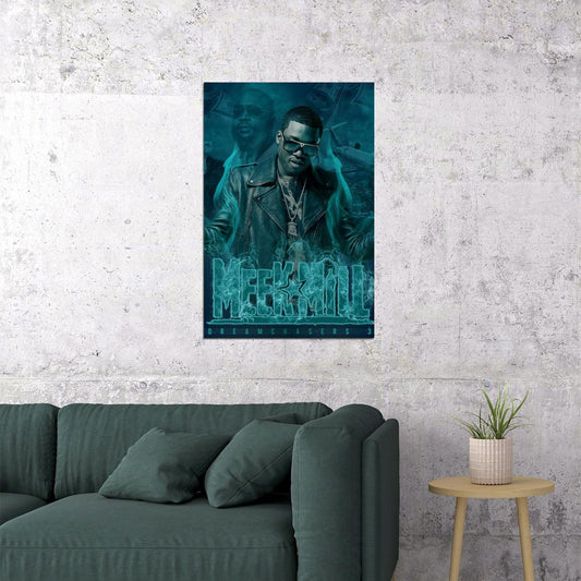 Meek Mill Dc4 Dreamchasers 4 Rap Artist Music 2020 Poster Wall Art Print Home Wall Decor - xonomax