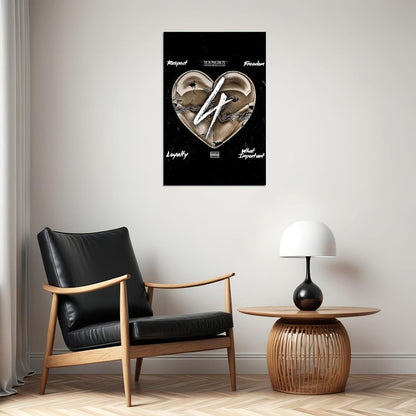 Young Boy Respect Freedom Rap Artist Music 2020 Poster Wall Art Print Home Wall Decor - xonomax