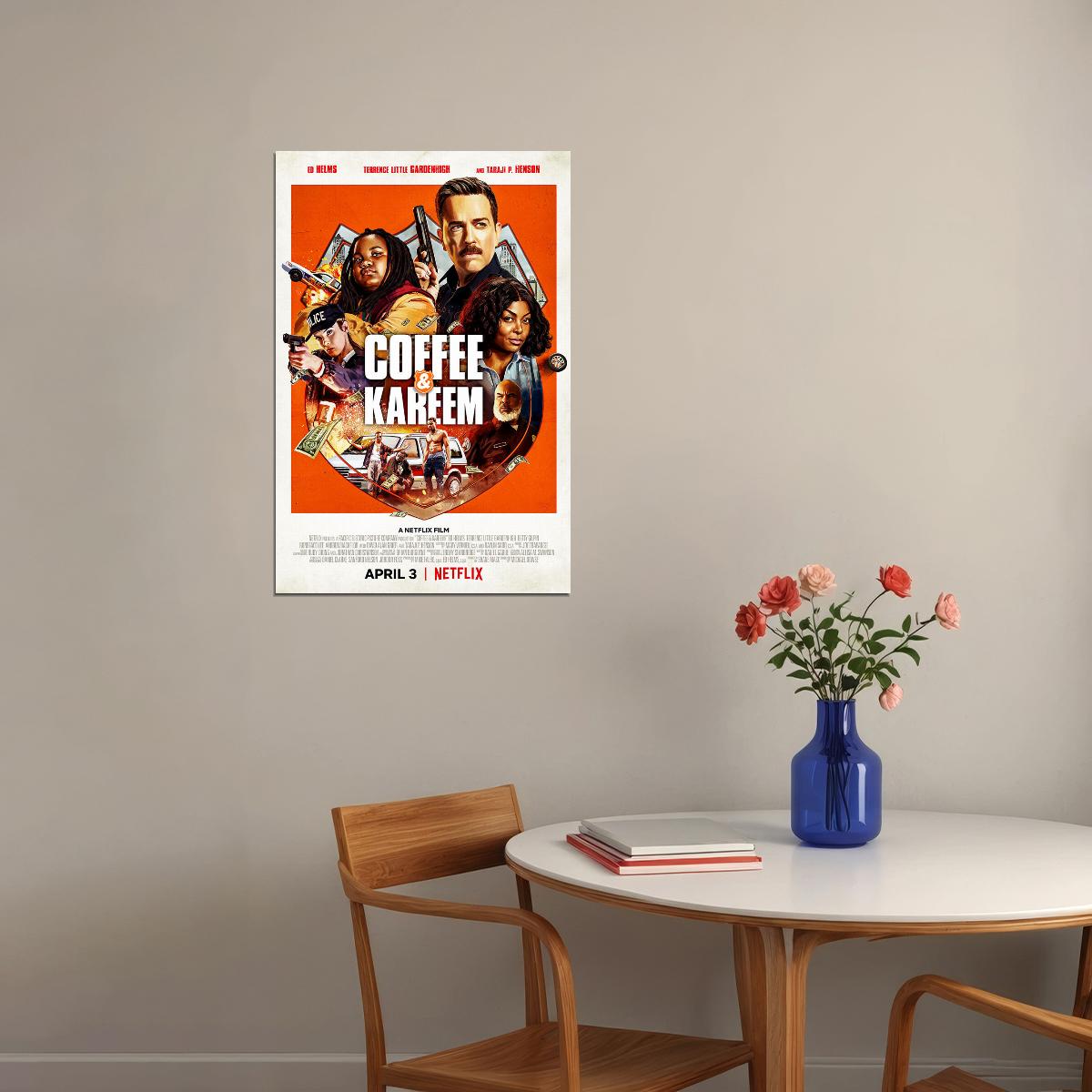 Coffee And Kareem Movie 2020 April Action Comedy Poster Wall Art Print Home Wall Decor - xonomax