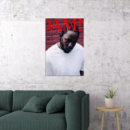 Kendrick Lamar Damn 2020 Rap Album Singer Poster Wall Art Print Home Wall Decor - xonomax
