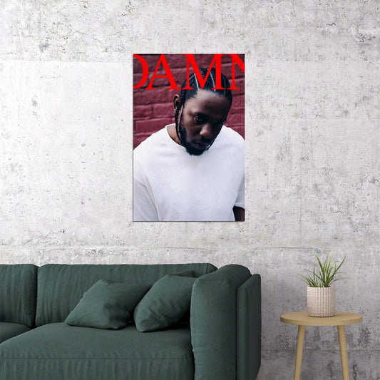 Kendrick Lamar Damn 2020 Rap Album Singer Poster Wall Art Print Home Wall Decor - xonomax