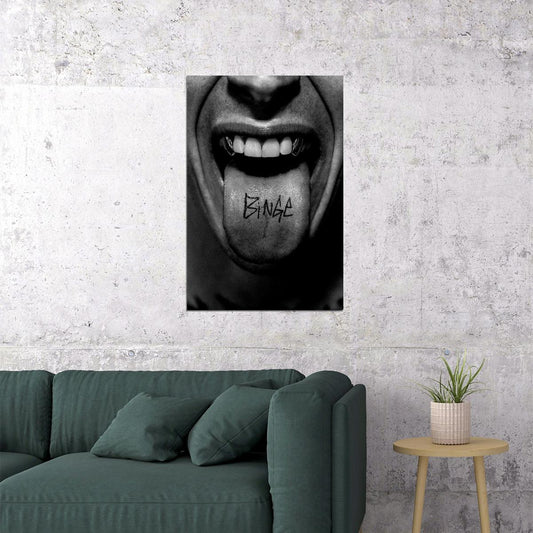 Machine Gun Kelly Binge Ep 2020 Rap Album Singer Poster Wall Art Print Home Wall Decor - xonomax