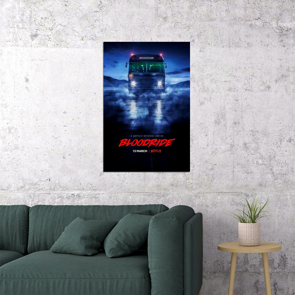 Bloodride Movie 2020 March Horror Thriller Mystery Poster Wall Art Print Home Wall Decor - xonomax