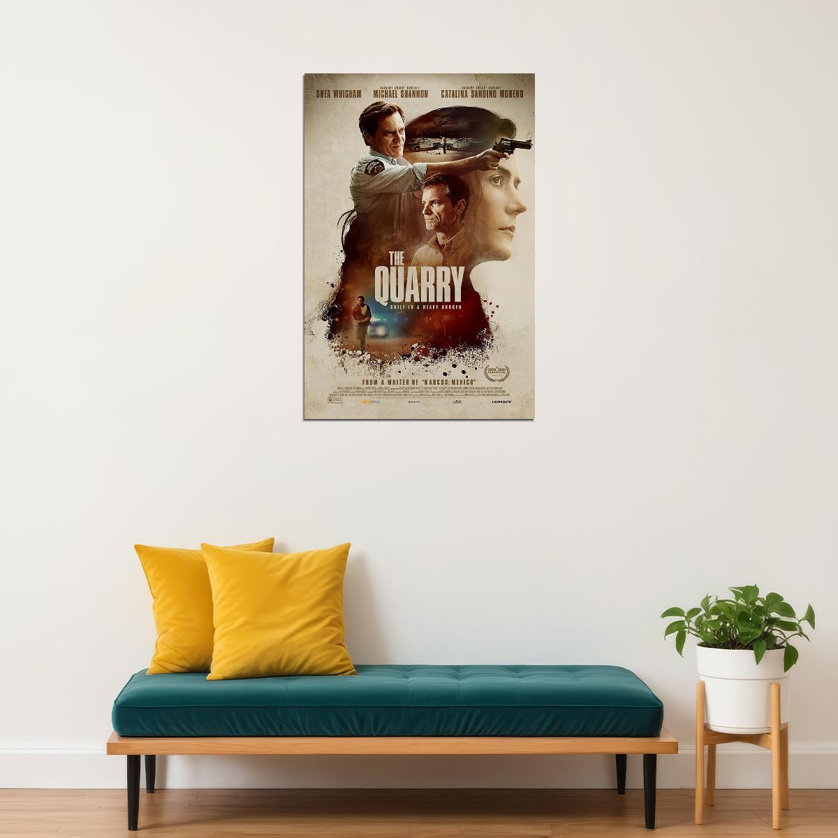 The Quarry Movie 2020 Mystrey Thriller Crime Poster Wall Art Print Home Wall Decor - xonomax