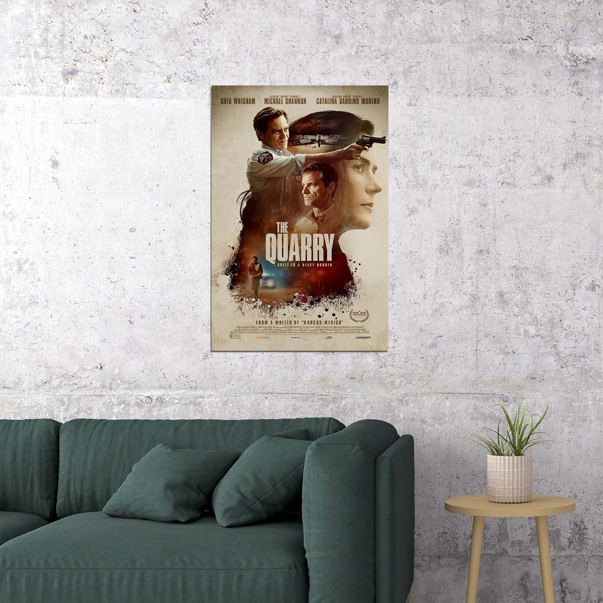 The Quarry Movie 2020 Mystrey Thriller Crime Poster Wall Art Print Home Wall Decor - xonomax