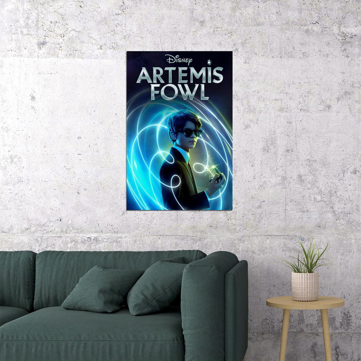 Artemis Fowl Movie Remember The Name 2020 Action Poster Wall Art Print Home Wall Decor - xonomax