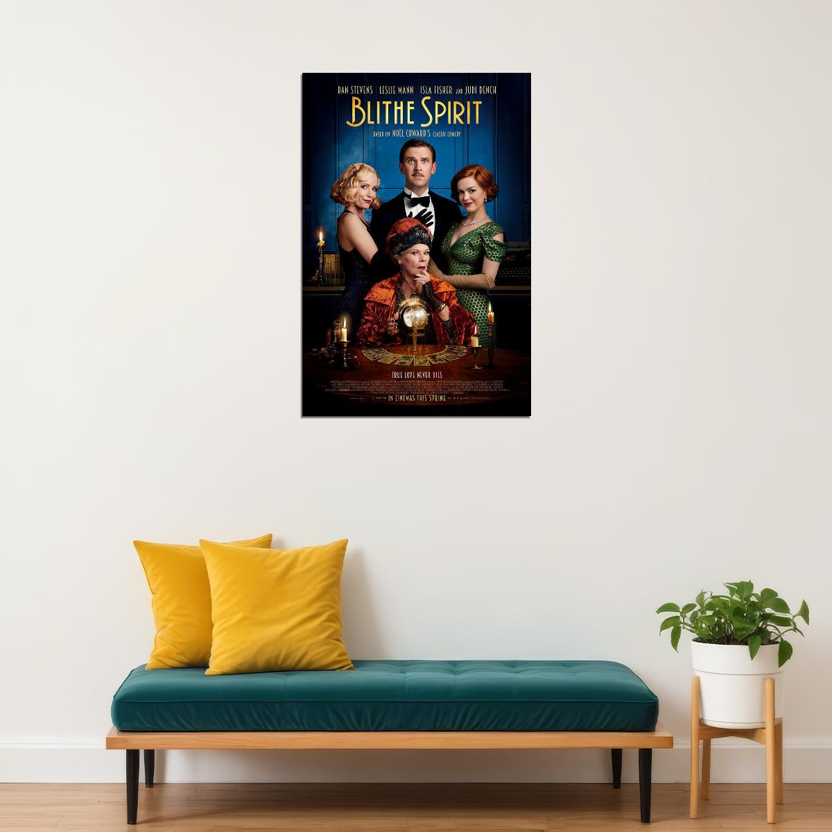 Blithe Spirit Movie 2020 Comedy Fantasy Romantic Poster Wall Art Print Home Wall Decor - xonomax