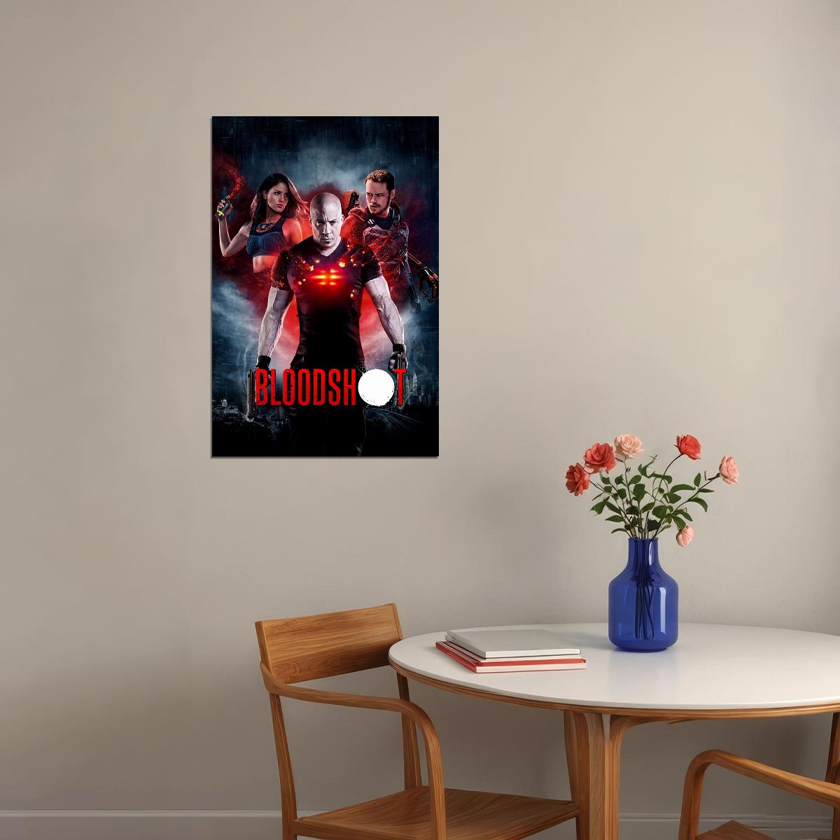 Bloodshot Movie 2020 Vin Diesel Poster Wall Art Print Home Wall Decor - xonomax