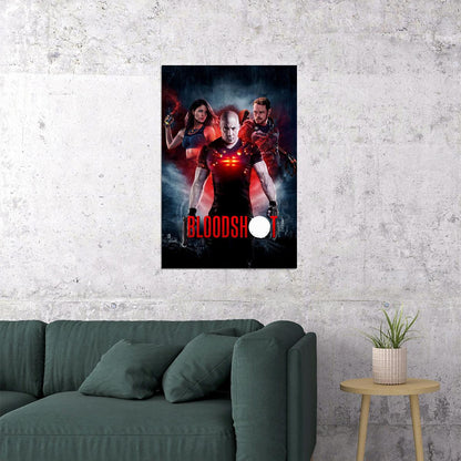 Bloodshot Movie 2020 Vin Diesel Poster Wall Art Print Home Wall Decor - xonomax