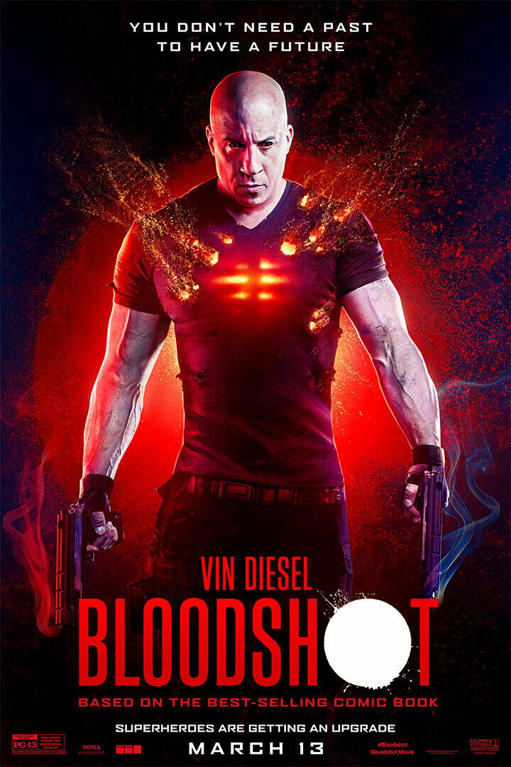 Bloodshot Movie 2020 Vin Diesel Action Adventure Poster Wall Art Print Home Wall Decor - xonomax