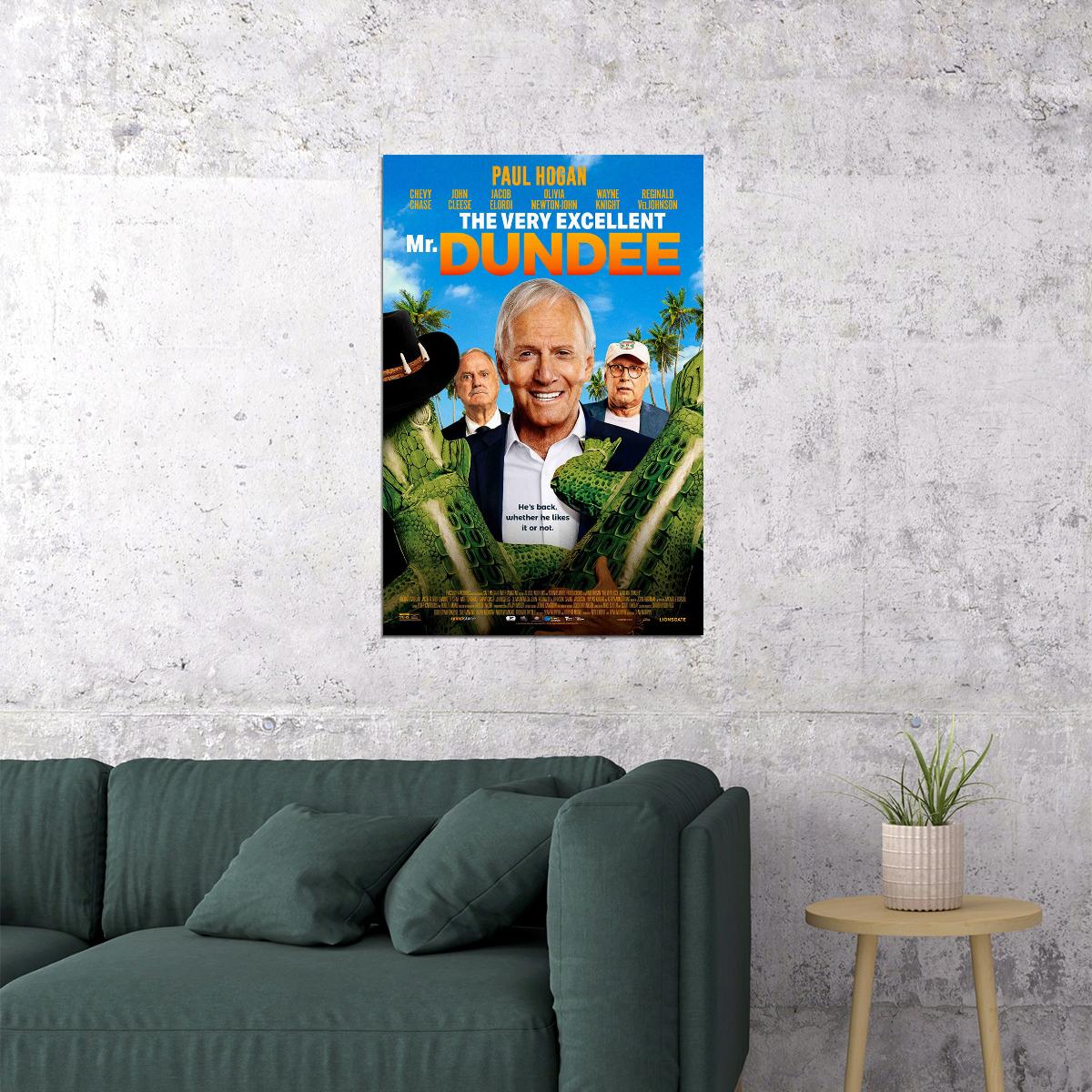 The Very Excellent Mr. Dundee Movie 2020 Comedy Poster Wall Art Print Home Wall Decor - xonomax