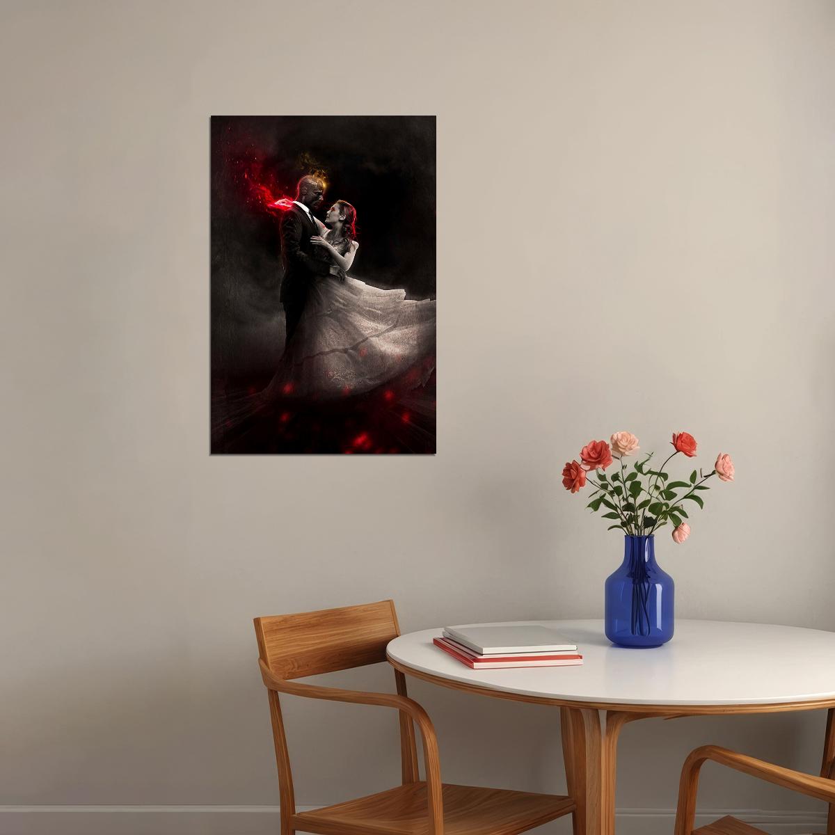 Wanda Vision Movie Super Hero Tv Series Action Movie Poster Wall Art Print Home Wall Decor - xonomax