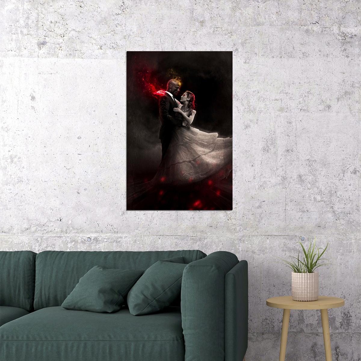 Wanda Vision Movie Super Hero Tv Series Action Movie Poster Wall Art Print Home Wall Decor - xonomax