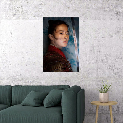 Mulan 2020 Movie Yifei Liu Sexy Girl Adventure Poster Wall Art Print Home Wall Decor - xonomax
