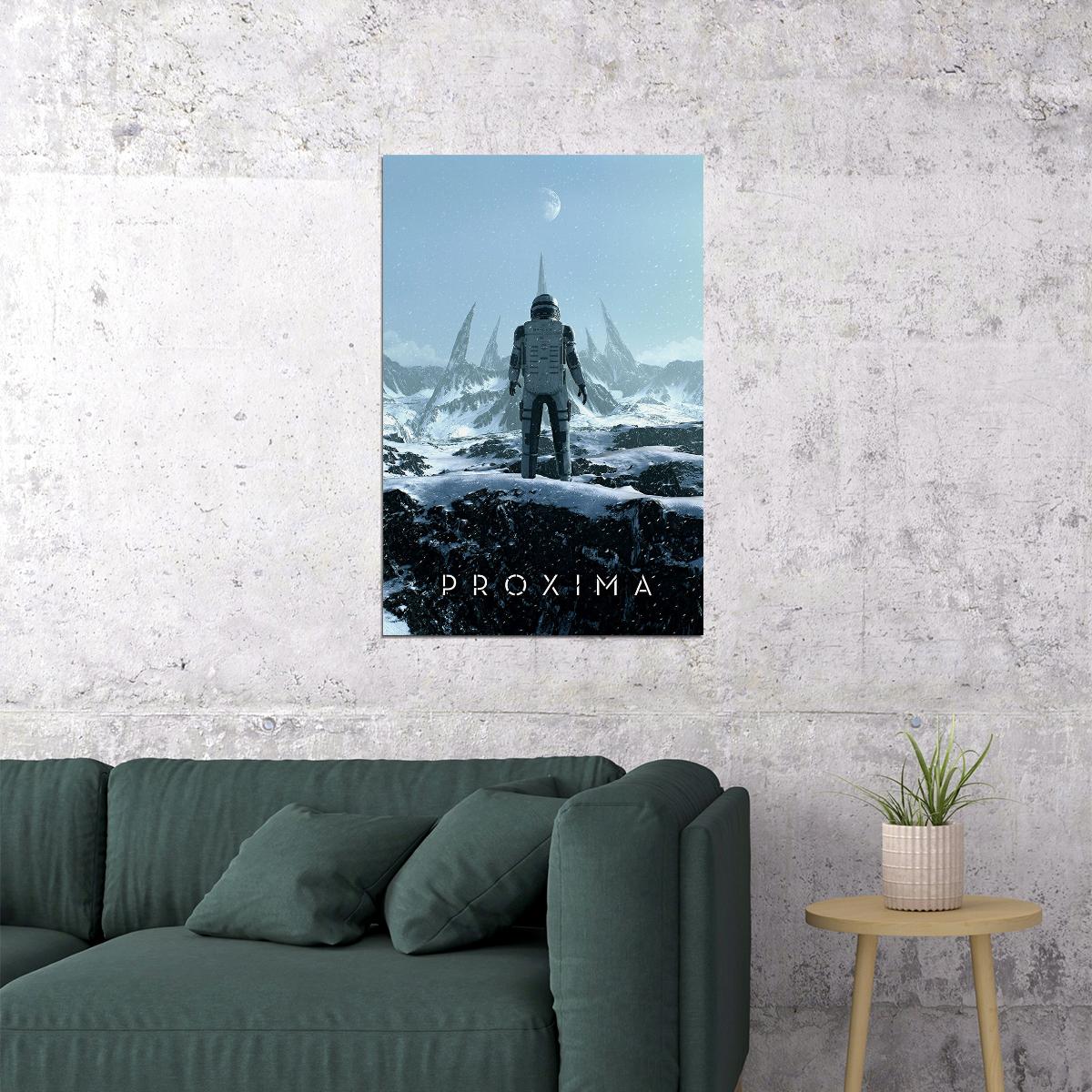 Proxima 2020 Movie Eva Green Action Adventure Dram Poster Wall Art Print Home Wall Decor - xonomax