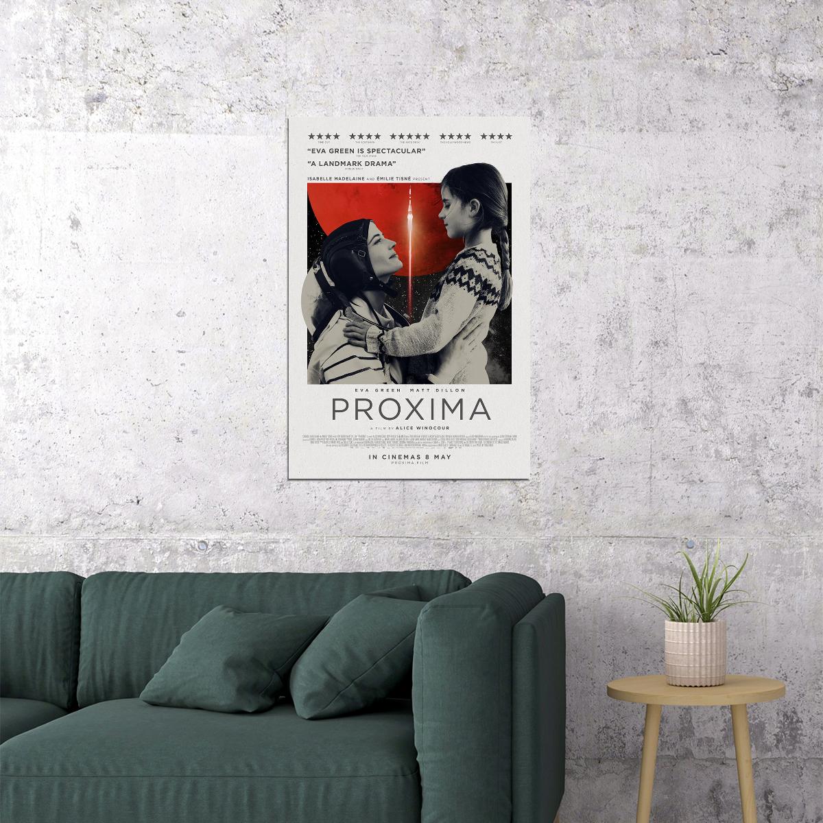 Proxima 2020 Movie Eva Green Drama Poster Wall Art Print Home Wall Decor - xonomax
