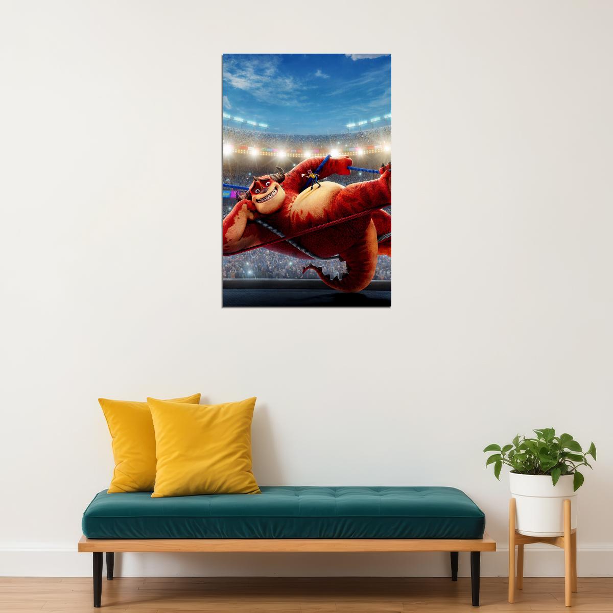 Rumble Movie 2020 Animation Comic Action Poster Wall Art Print Home Wall Decor - xonomax