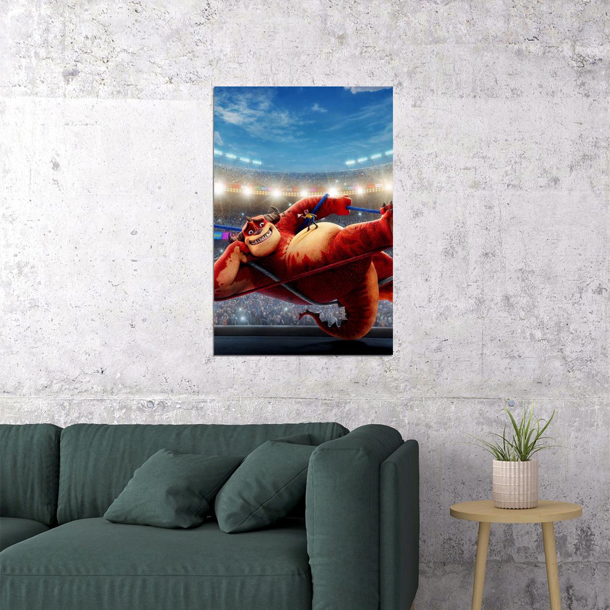 Rumble Movie 2020 Animation Comic Action Poster Wall Art Print Home Wall Decor - xonomax
