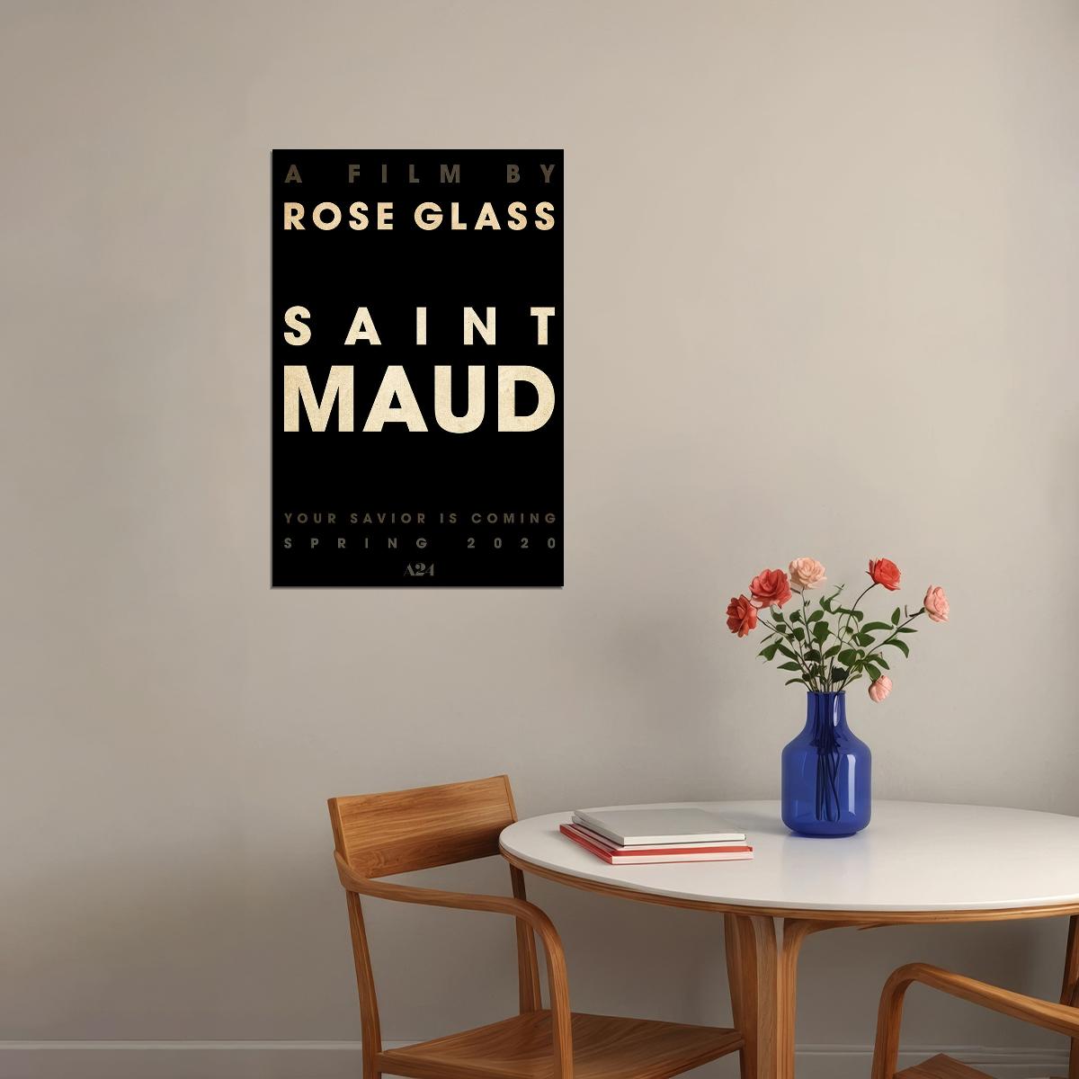 Saint Maud Movie 2020 Drama Horror Thriller Poster Wall Art Print Home Wall Decor - xonomax