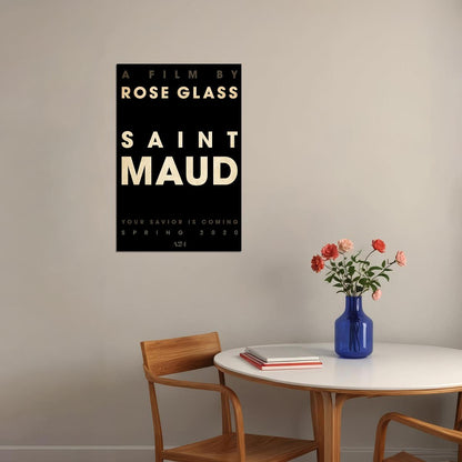 Saint Maud Movie 2020 Drama Horror Thriller Poster Wall Art Print Home Wall Decor - xonomax