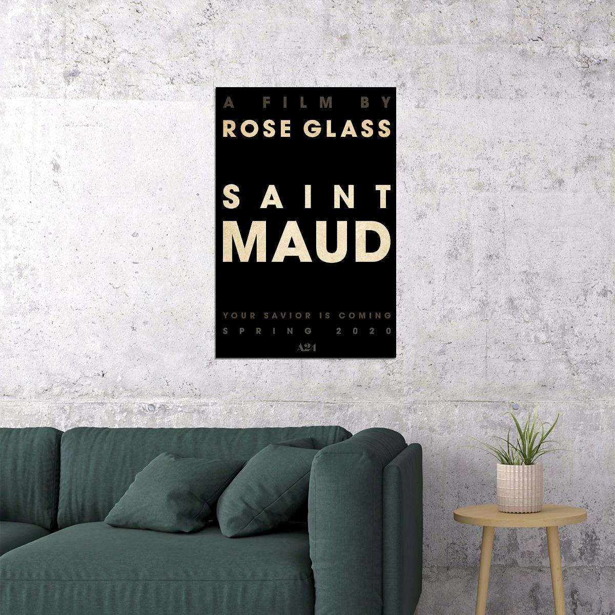 Saint Maud Movie 2020 Drama Horror Thriller Poster Wall Art Print Home Wall Decor - xonomax