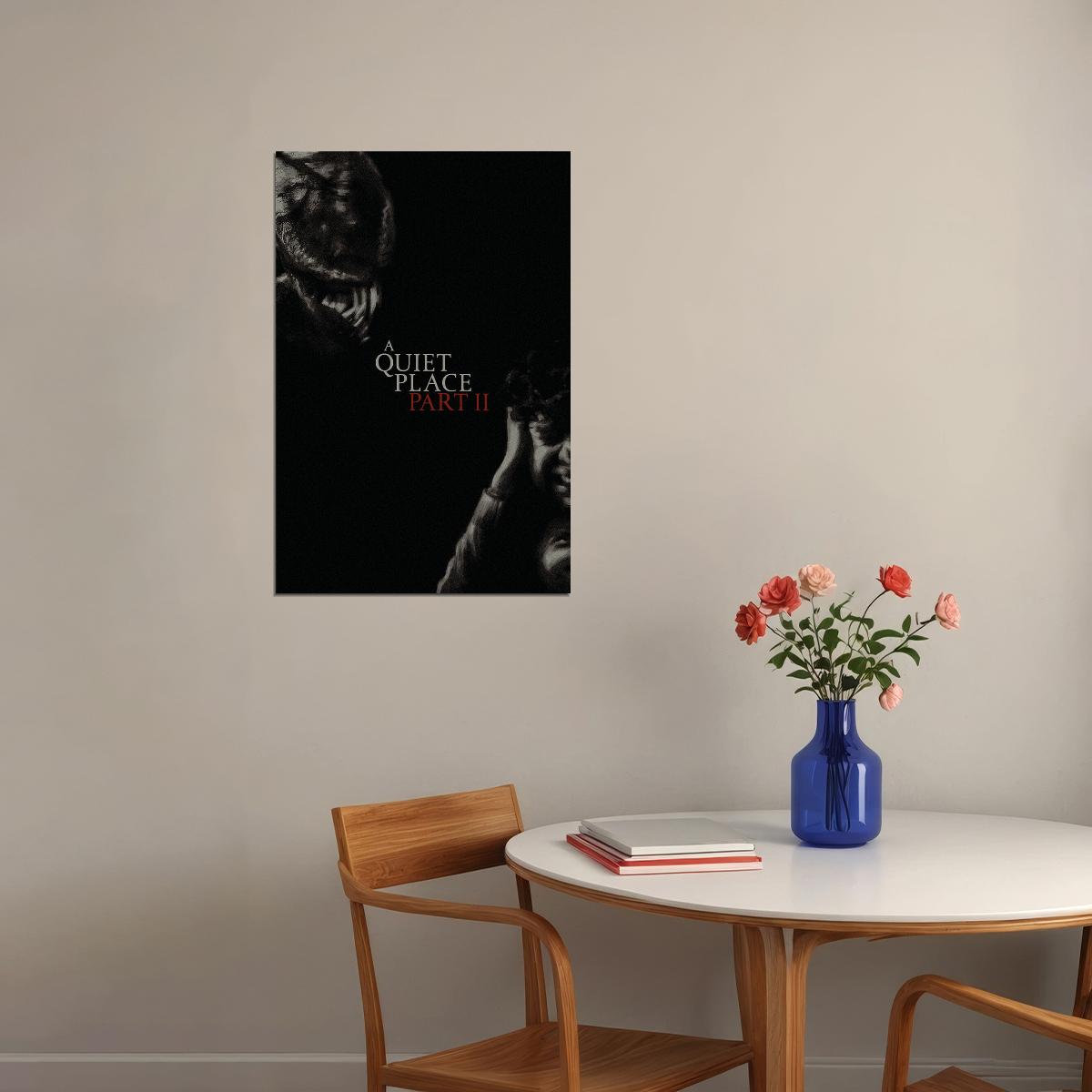 A Quiet Place Part Ii Movie Emily Blunt Horror Drama Poster Wall Art Print Home Wall Decor - xonomax