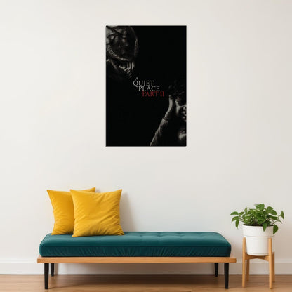 A Quiet Place Part Ii Movie Emily Blunt Horror Drama Poster Wall Art Print Home Wall Decor - xonomax